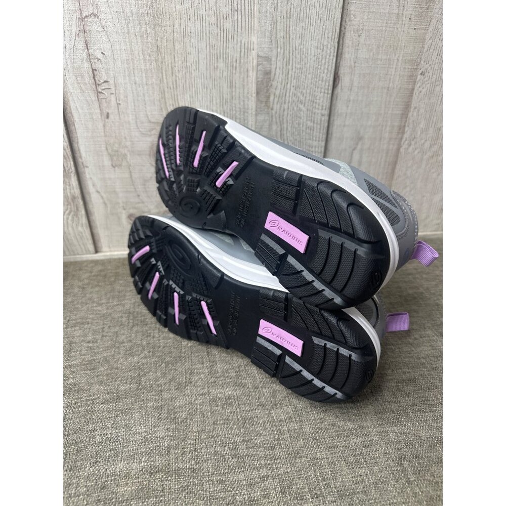 Nautilus Womens Size 11 D Steel Toe Athletic Work Shoes Gray & Purple - Picture 6 of 9
